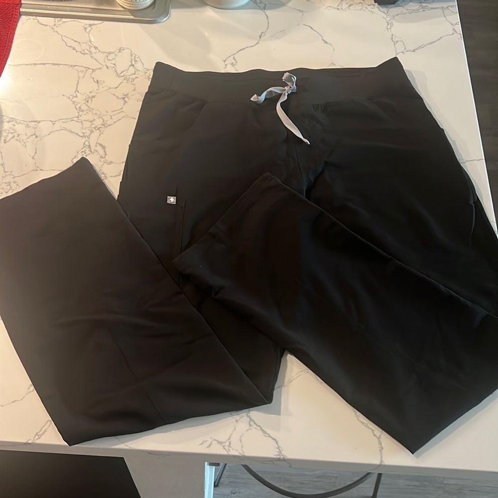 Women large, TALL, Black fig pant